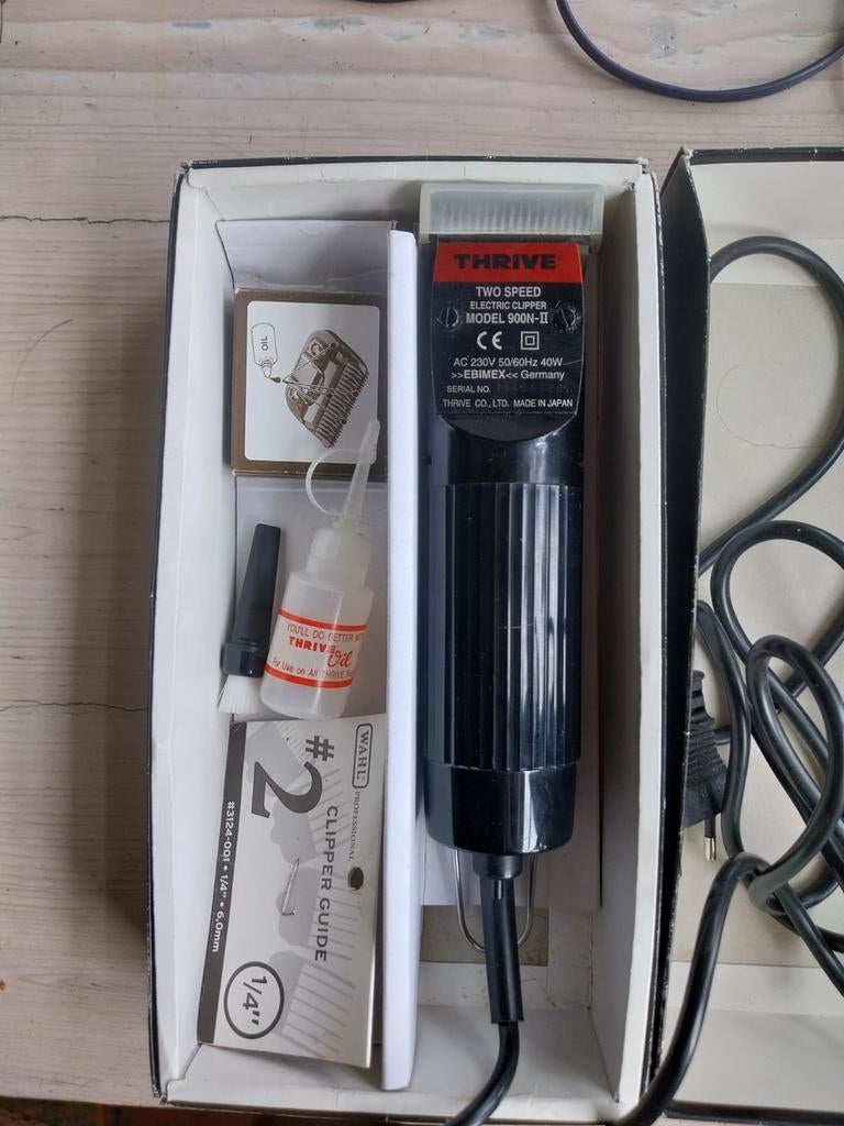 Thrive 900N-II Tondeuse - Professionele Haartrimmer, Ophalen of Verzenden, Gebruikt, Scheren en Epileren