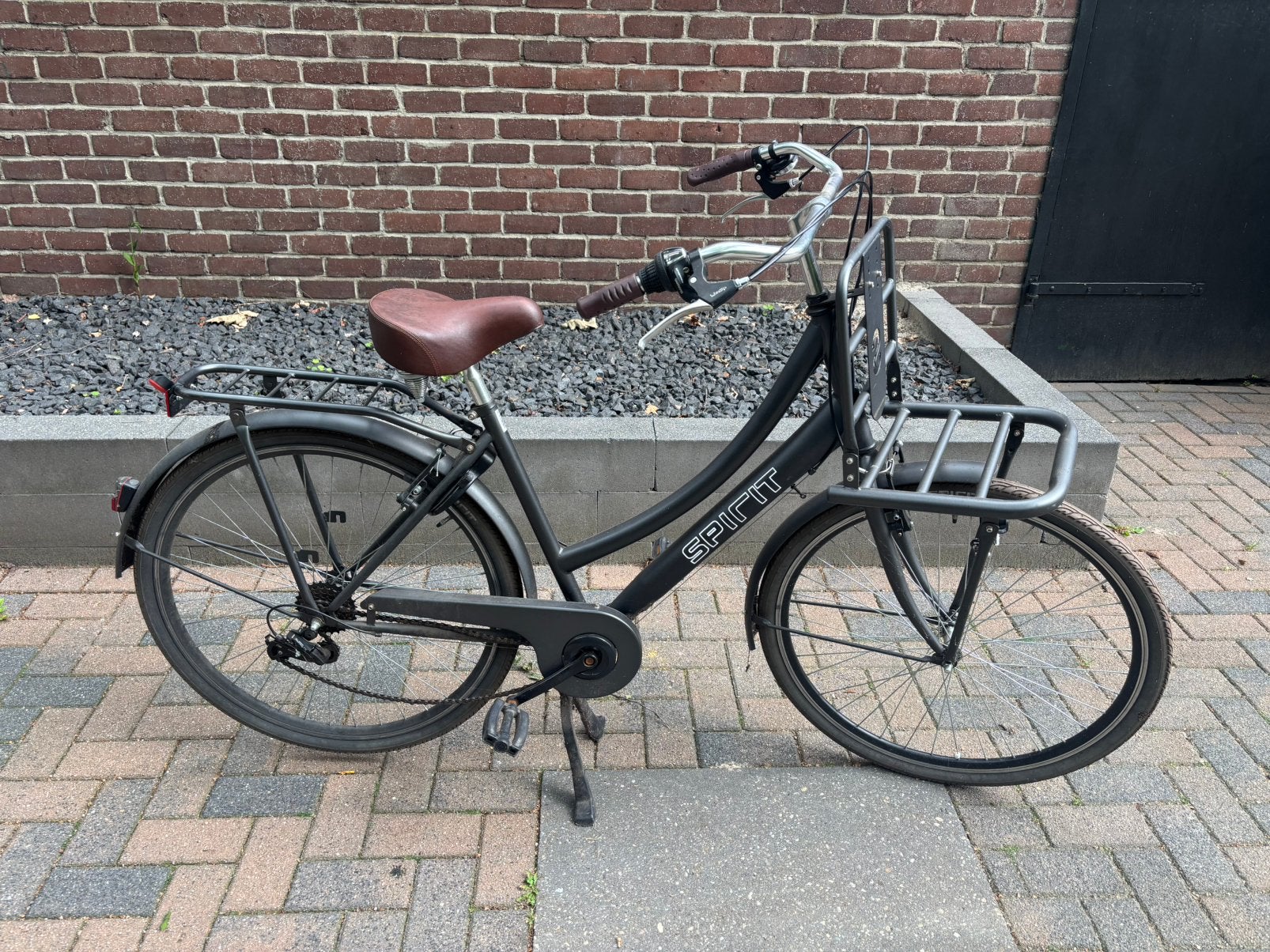 OMAFIETS SPIRIT6-SPEED (ketting probeem), Fietsen en Brommers, Fietsen | Meisjes, Gebruikt, Velgrem, Versnellingen, Ophalen