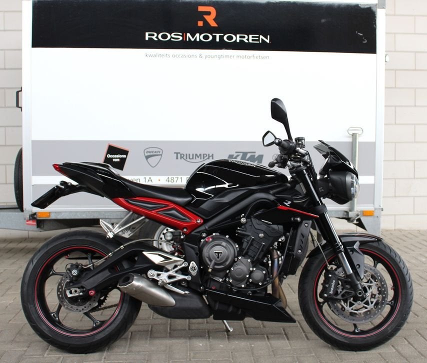 TRIUMPH STREET TRIPLE 765 R (bj 2017) - Topstaat ! -, Motorrijbewijs A, Bedrijf, Onbekend, Onbekend
