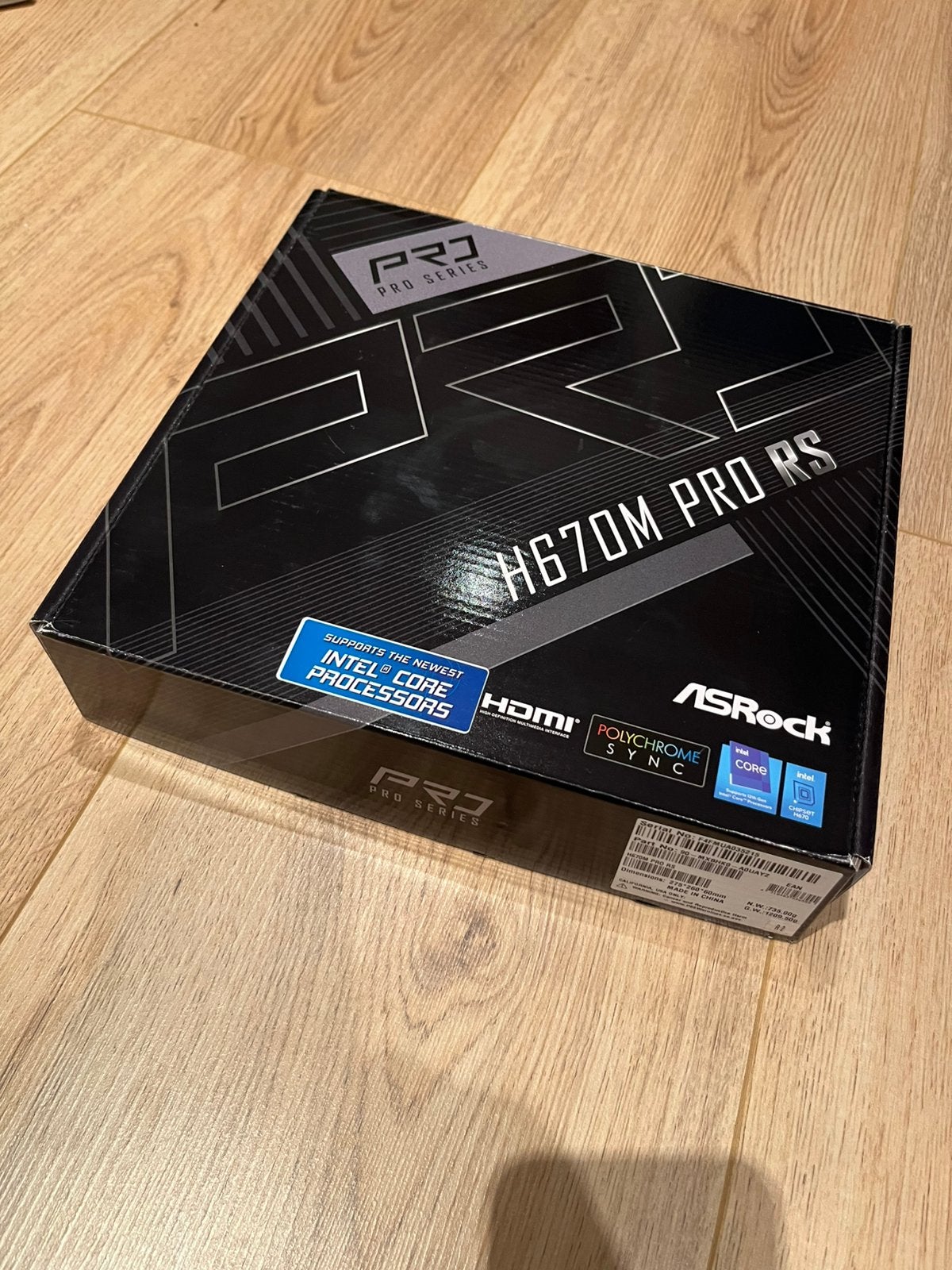 Asrock H670M Pro RS DDR4 mATX, Ophalen of Verzenden, Zo goed als nieuw, DDR4
