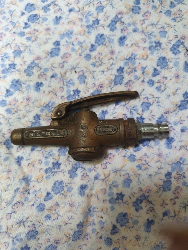Vintage Mistral messing luchtpistool, Ophalen of Verzenden