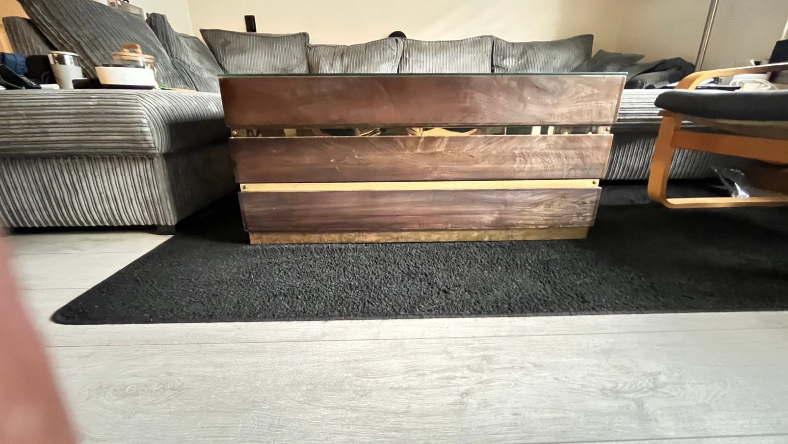 Eettafel plus salontafel te koop, Huis en Inrichting, Tafels | Salontafels, Ophalen, Gebruikt, 50 tot 100 cm, Rechthoekig