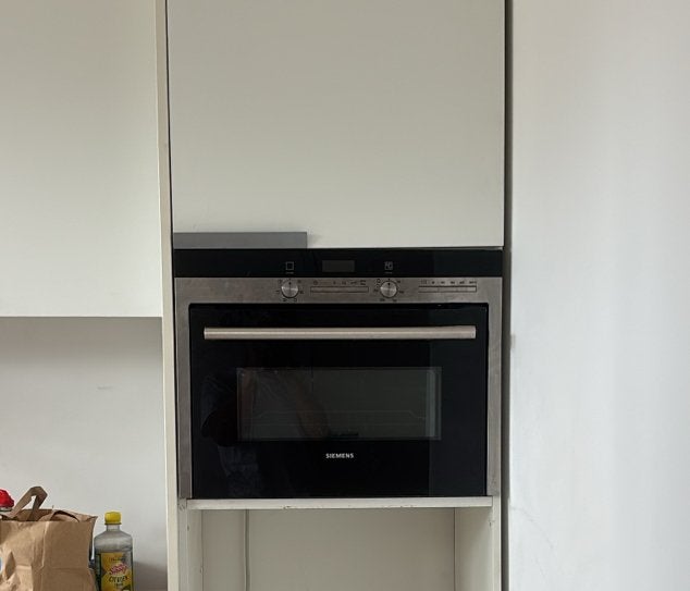Siemens Inbouw Combi-oven HBM43B44X - Hetelucht & Magnetron, Ophalen, 45 tot 50 cm, Gebruikt, Hete lucht