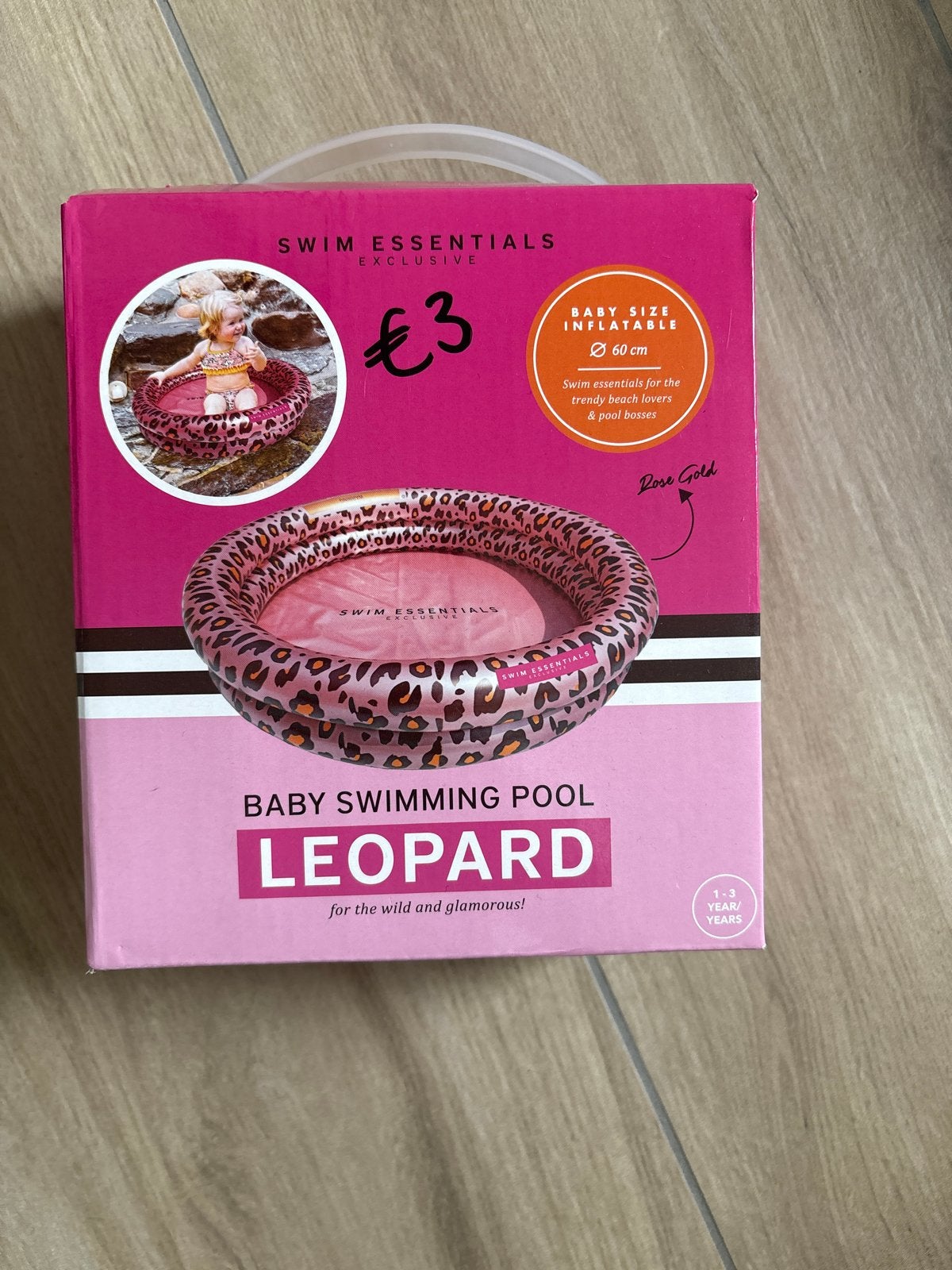 Swim Essentials Baby Zwembadje Luipaard - Rose Goud, Ophalen of Verzenden, Zo goed als nieuw