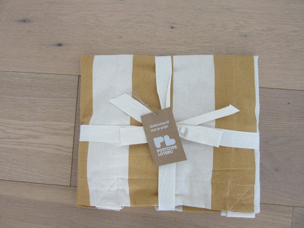 POSTCODELOTERIJ strandtas NIEUW in verpakking, Sieraden, Tassen en Uiterlijk, Ophalen of Verzenden, Nieuw, Geel, Overige typen