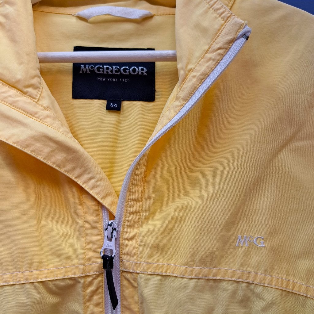 McGregor geel sportief jack zomerjas– maat 54 art 48568, Kleding | Heren, Maat 52/54 (L), McGregor, ., Geel