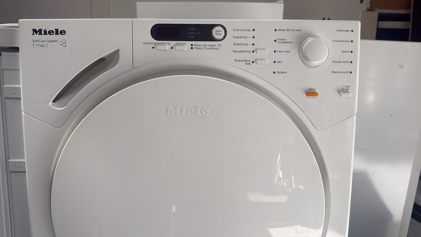 Miele SoftCare System T 7748 C Condensdroger, Witgoed en Apparatuur, Wasdrogers, 6 tot 8 kg, Gebruikt, ., Ophalen of Verzenden