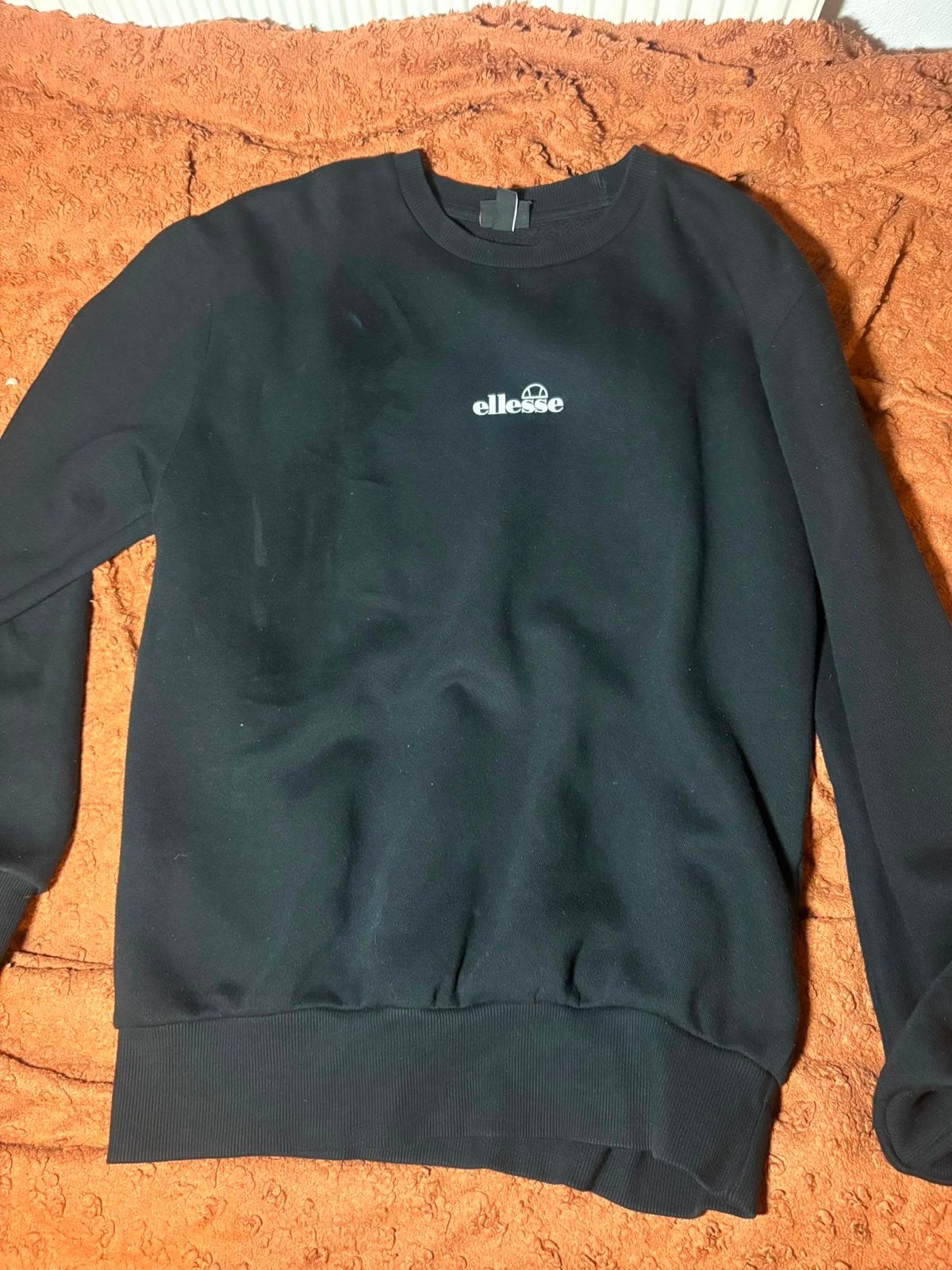 Ellesse Trainingspak Zwart - Trui en Broek, Ophalen of Verzenden, Gedragen, Maat 48/50 (M), Zwart