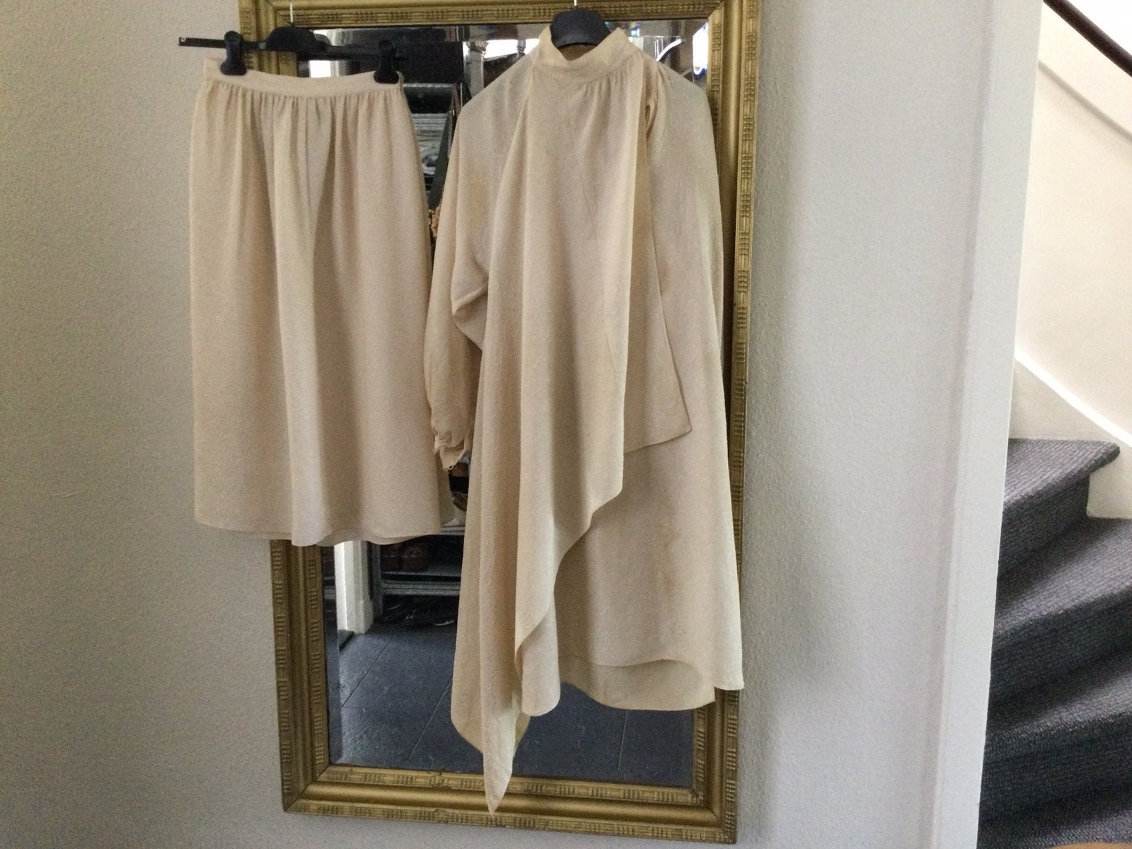 Fong Leng zijde trouwjurk, Kleding | Dames, Ophalen of Verzenden, Zo goed als nieuw, Wit, Trouwjurk