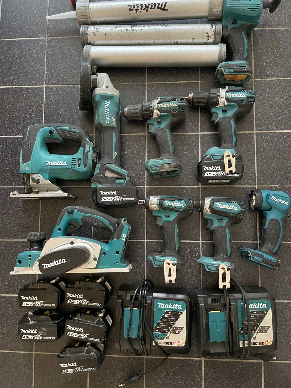 Makita 18v combiset, Doe-het-zelf en Verbouw, Ophalen, Gebruikt