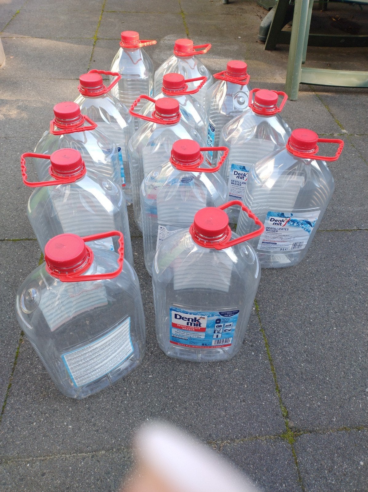 13 x 5 liter jerrycan's gebruik voor gedistilleerd water., Ophalen, Overige typen