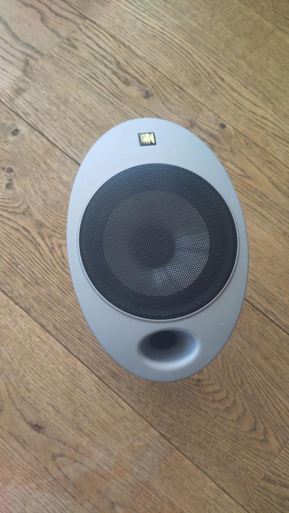 Kef satelliet systeem "eitjes van Kef", Audio, Tv en Foto, Luidsprekers, Speakerset, 60 tot 120 watt, Overige merken, Ophalen