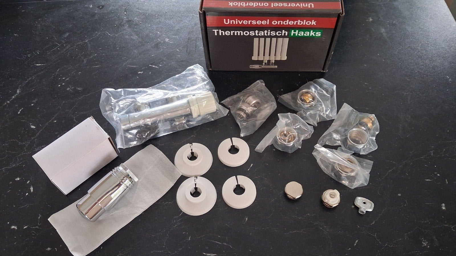 Universeel onderblok Thermostatisch Haaks, Minder dan 30 cm, Overige typen, Nieuw, Minder dan 60 cm