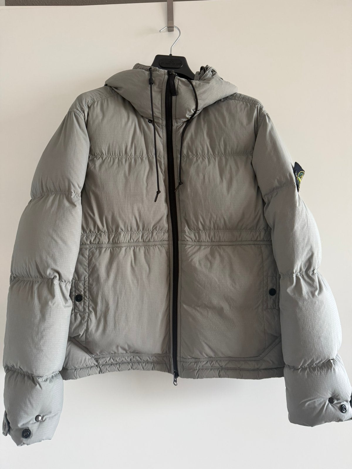 Stone Island Winterjas, Kleding | Heren, Ophalen of Verzenden, Gedragen, Grijs