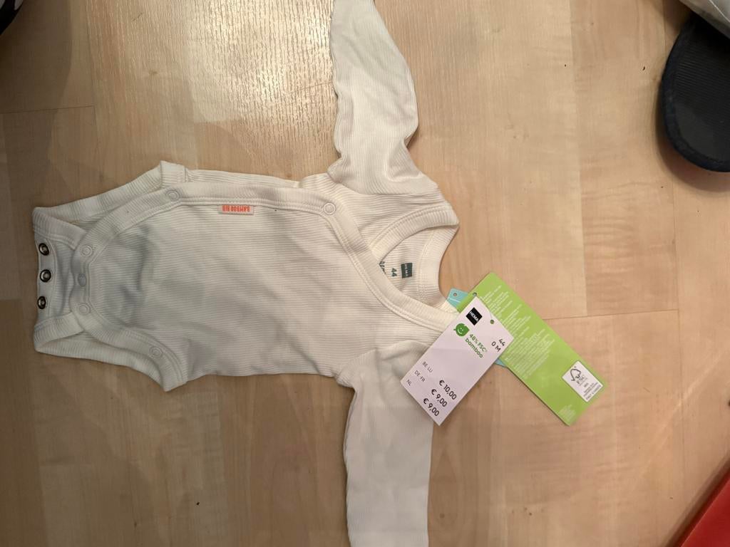 Nieuw HEMA rompertje met lange mouwen, maat 44, Ophalen of Verzenden, Nieuw, Jongetje of Meisje