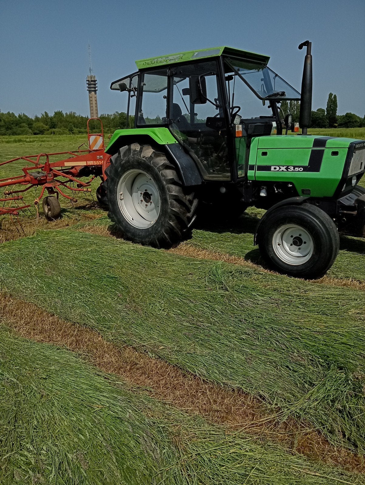 Deutz fahr dx 3.50 marge tractor, Tot 2500, Ophalen of Verzenden, Tot 80 Pk, Gebruikt