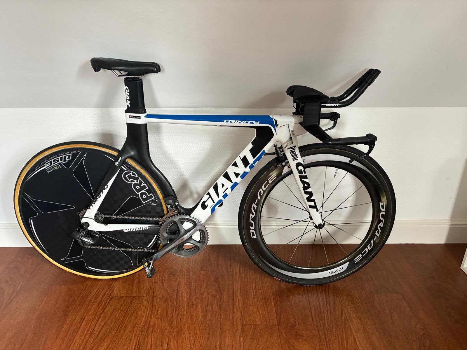 Giant trinity tijdrit fiets, Fietsen en Brommers, Ophalen, Carbon, Meer dan 20 versnellingen, Giant