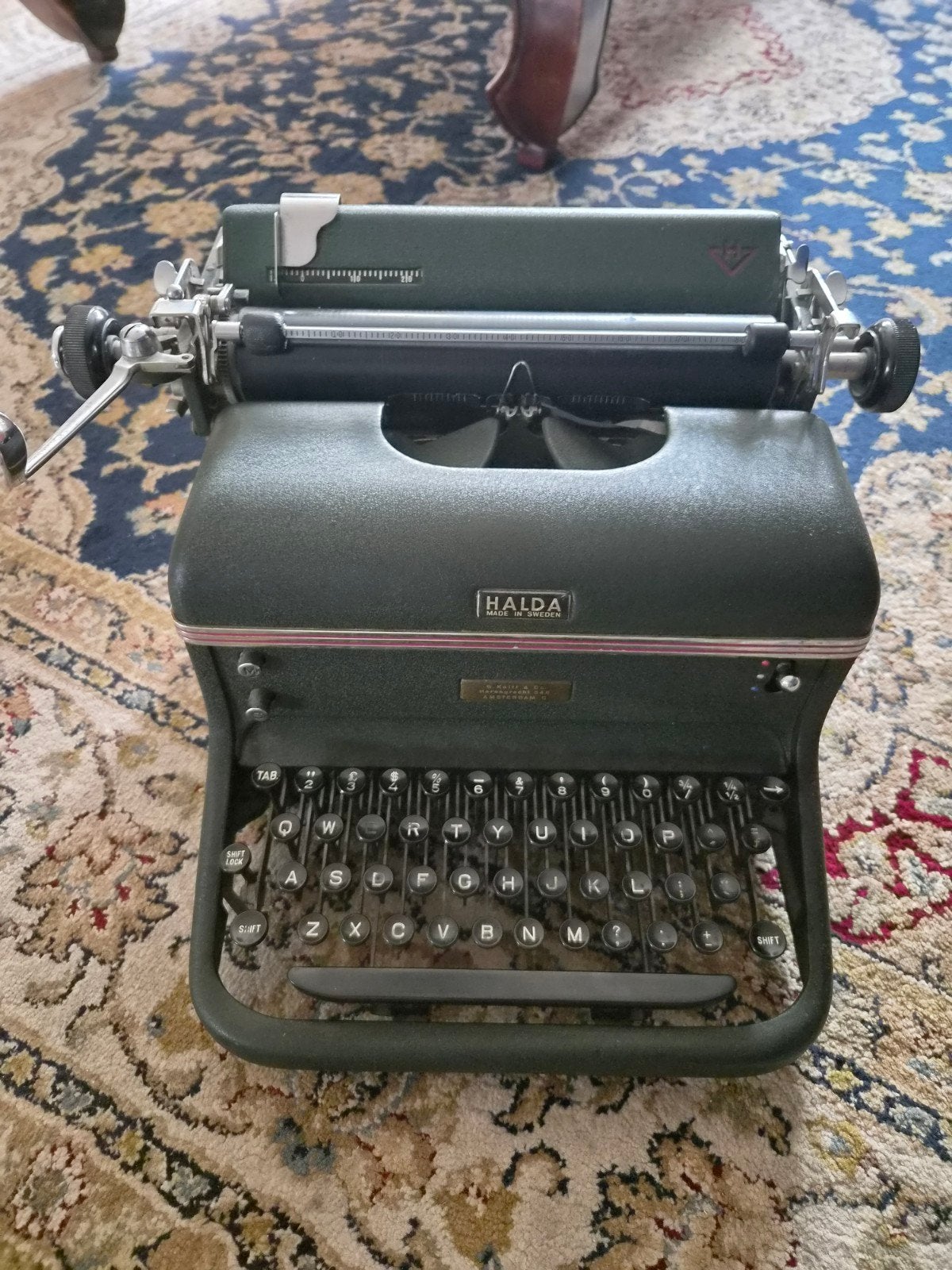 Halda typemachine, Ophalen of Verzenden