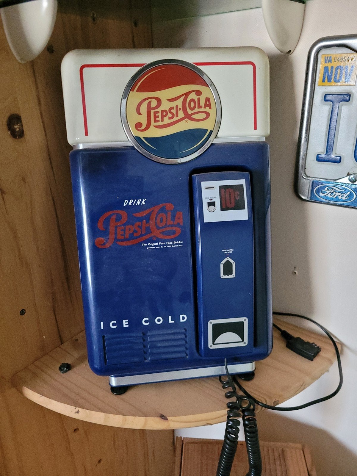 Vintage Pepsi-Cola Koelkastje/Display - IJskoud Genot, Ophalen of Verzenden, Gebruikt, Gebruiksvoorwerp