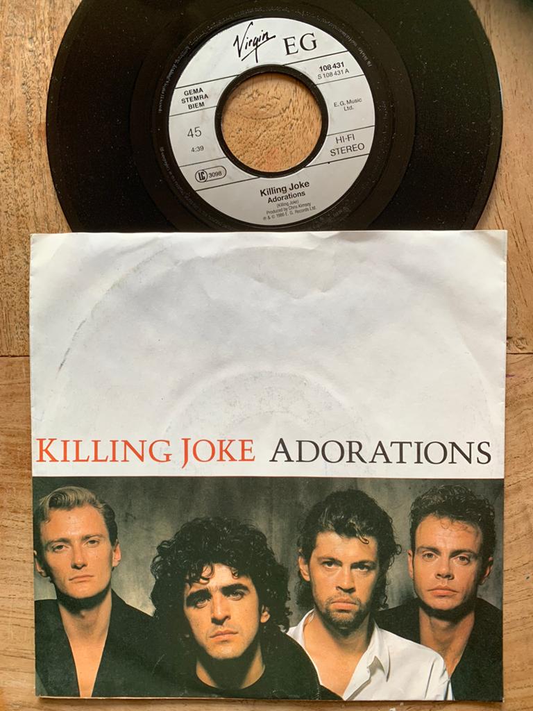 Punk New Wave Killing Joke vinyl single Adorations, Ophalen of Verzenden, Gebruikt