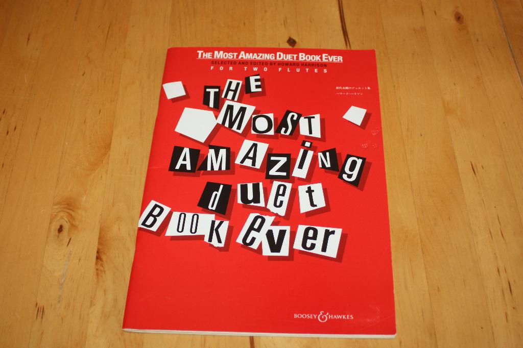 The Most Amazing Duet book ever, Boosey & Hawkes fluit, Gebruikt, Klassiek, Ophalen of Verzenden, Dwarsfluit of Piccolo