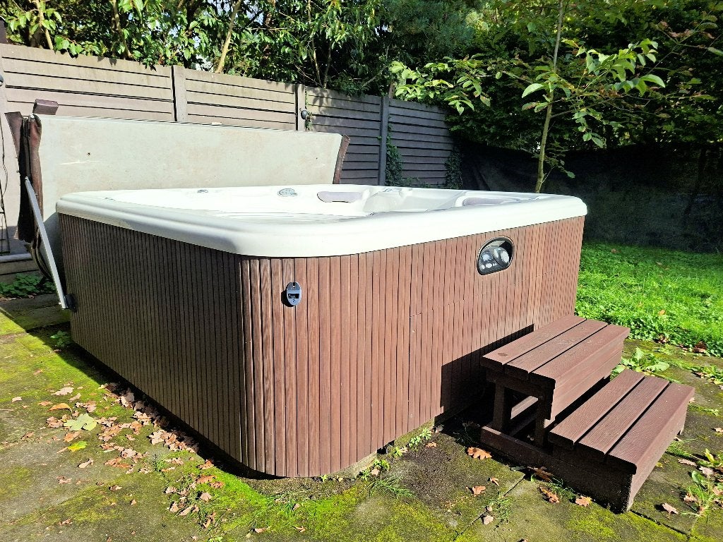 Jaccuzi HotSpring Envoy, Tuin en Terras, Ophalen, Gebruikt, Afdekzeil, Vast