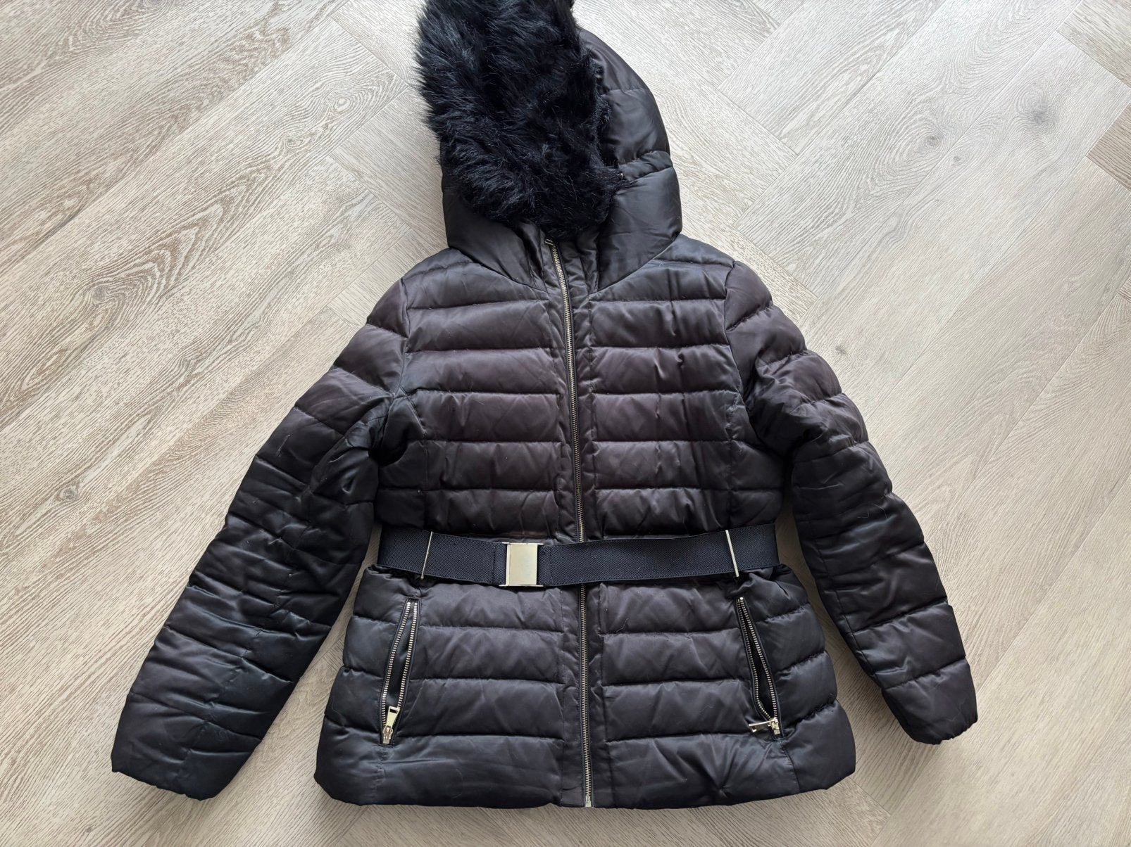 Donsjas esprit mt xl, Ophalen of Verzenden, Gedragen, Maat 46/48 (XL) of groter, Zwart