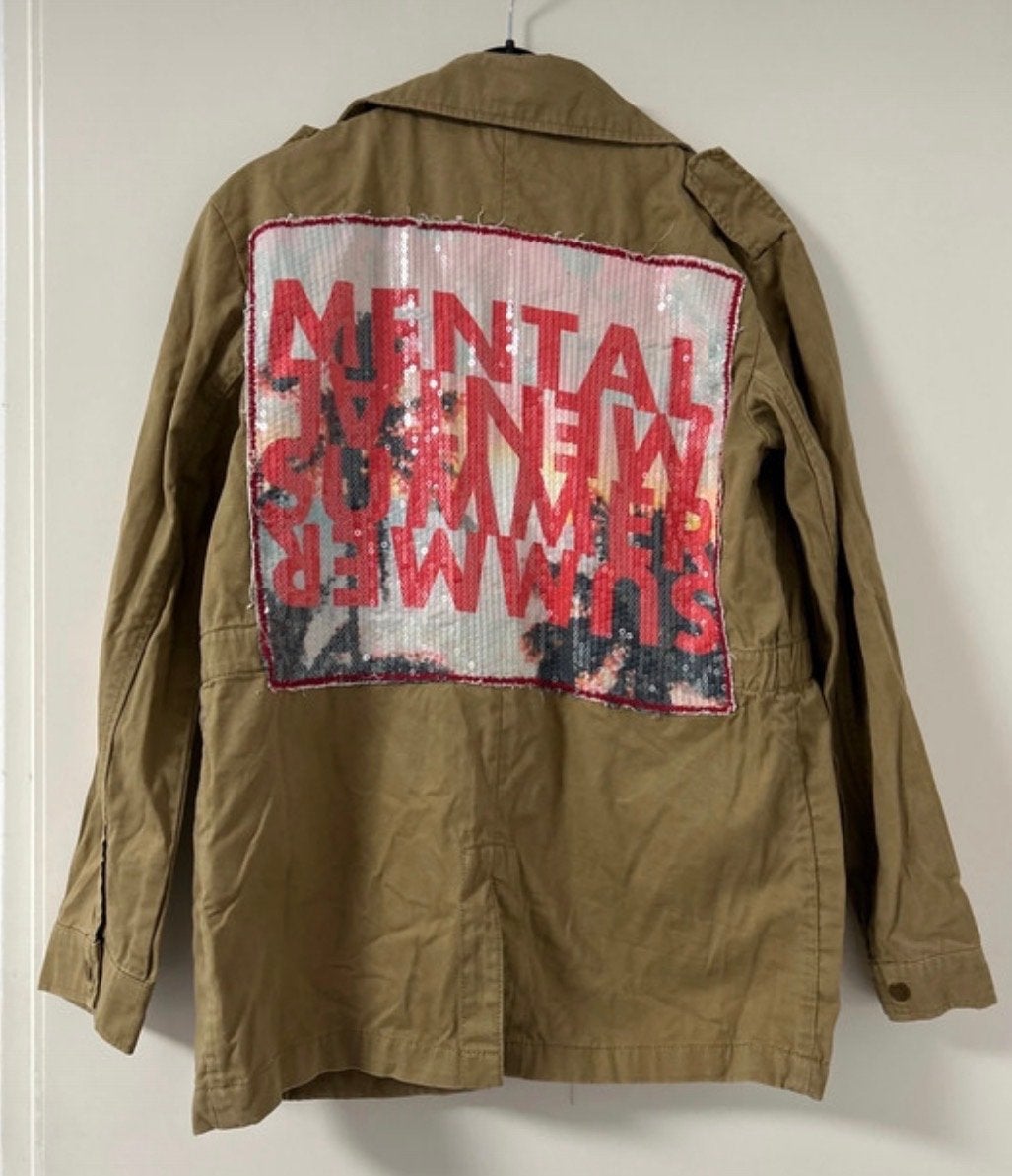 Pull & Bear Dames Jas Khaki Maat S Katoen, Ophalen of Verzenden, Zo goed als nieuw, Maat 36 (S), Overige kleuren