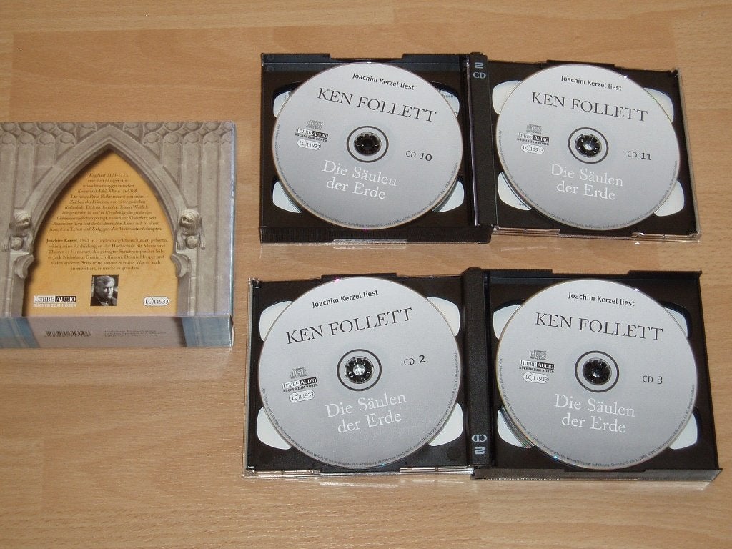 12 CD luisterboek Ken Follett - Die Saulen der Erde , Duits, Verzenden, Cd