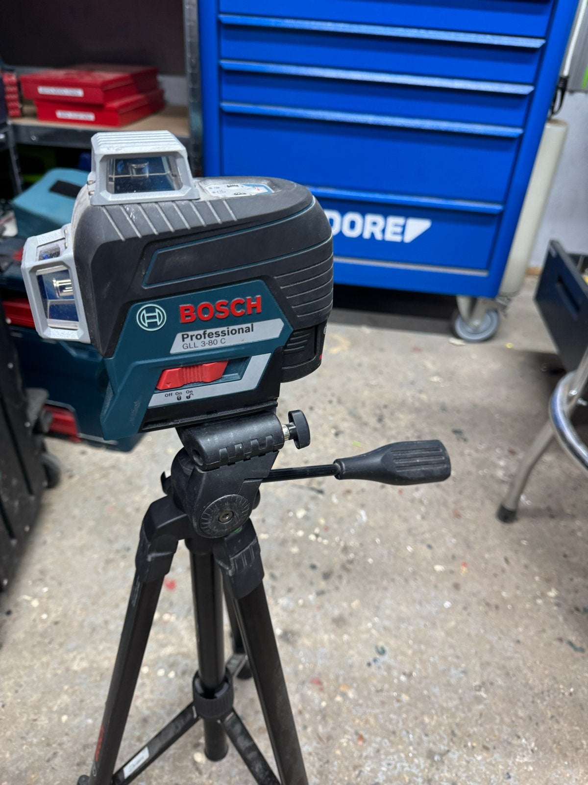 Bosch Professional GLL 3-80C Laser 3-zijdig Rood, Ophalen of Verzenden, Nieuw, Overige meters
