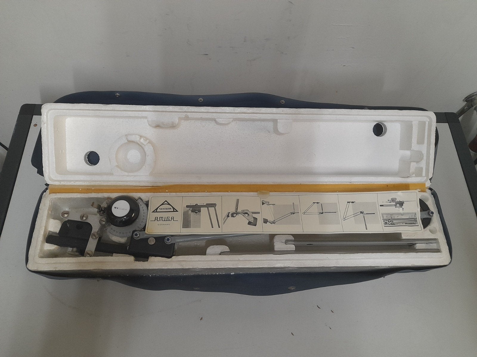 Nestler Amiga Tekenarm - Compleet in originele verpakking, Doe-het-zelf en Verbouw, Ophalen of Verzenden, Gebruikt, Minder dan 130 cm
