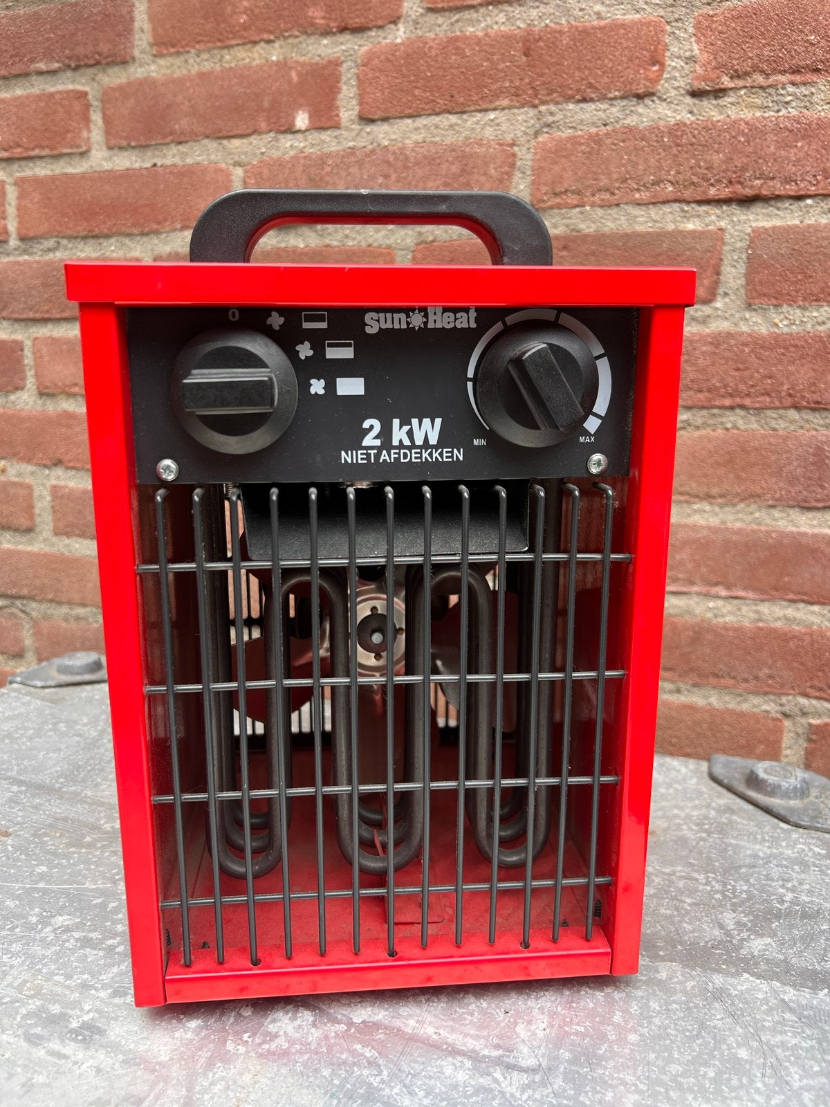 Sun Heat 2 kW Elektrische Kachel - Compact en Krachtig, Doe-het-zelf en Verbouw, Ophalen of Verzenden, Gebruikt, 800 watt of meer