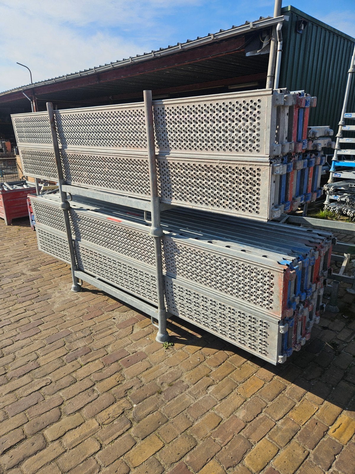 layher blitz steiger gevelsteiger, Ophalen, Gebruikt, ., Minder dan 2 meter