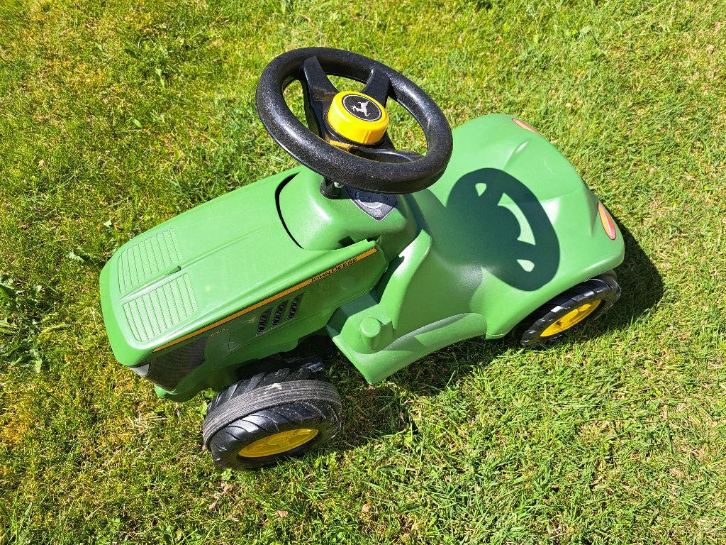 Looptrekker John Deere, Kinderen en Baby's, Speelgoed | Buiten | Voertuigen en Loopfietsen, Ophalen, Gebruikt, Loopvoertuig