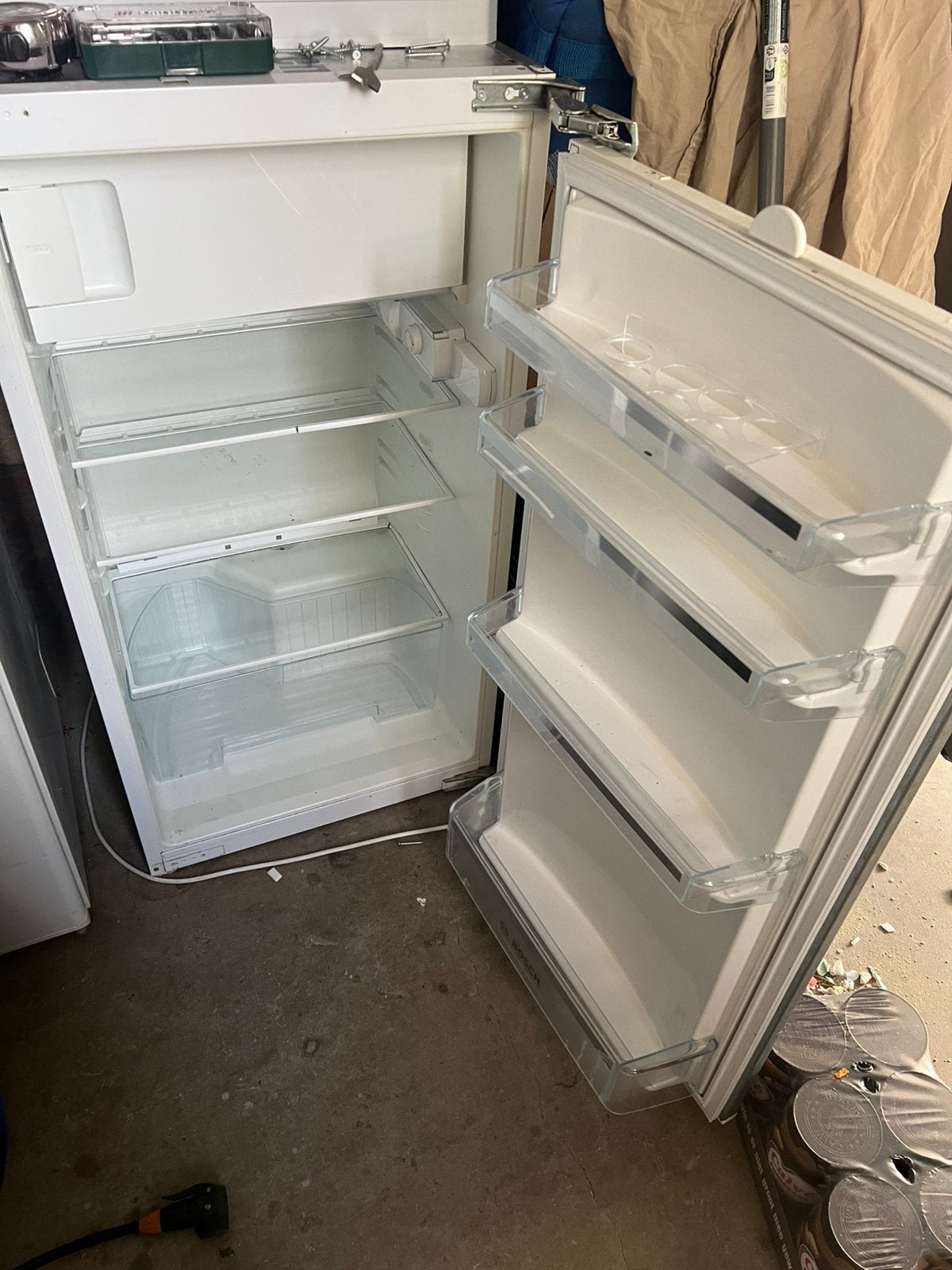 Inbouwkoelkast Bosch, 150 tot 200 liter, Gebruikt, 45 tot 60 cm, Met vriesvak