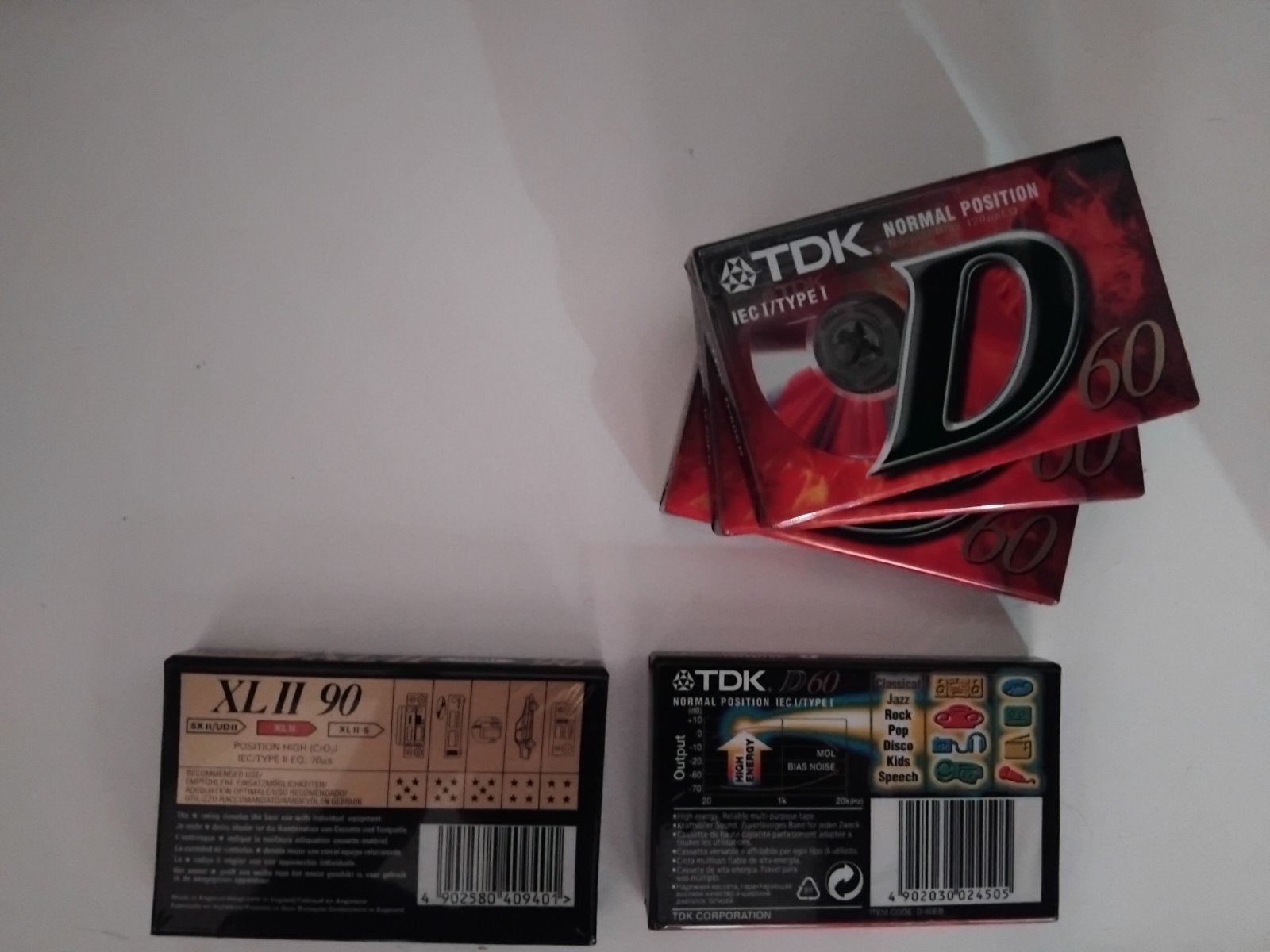 5 Nieuwe Cassettebandjes in Seal – Maxell XL II 90 & TDK D60, 2 t/m 25 bandjes, Overige genres, Ophalen of Verzenden, Nieuw in verpakking