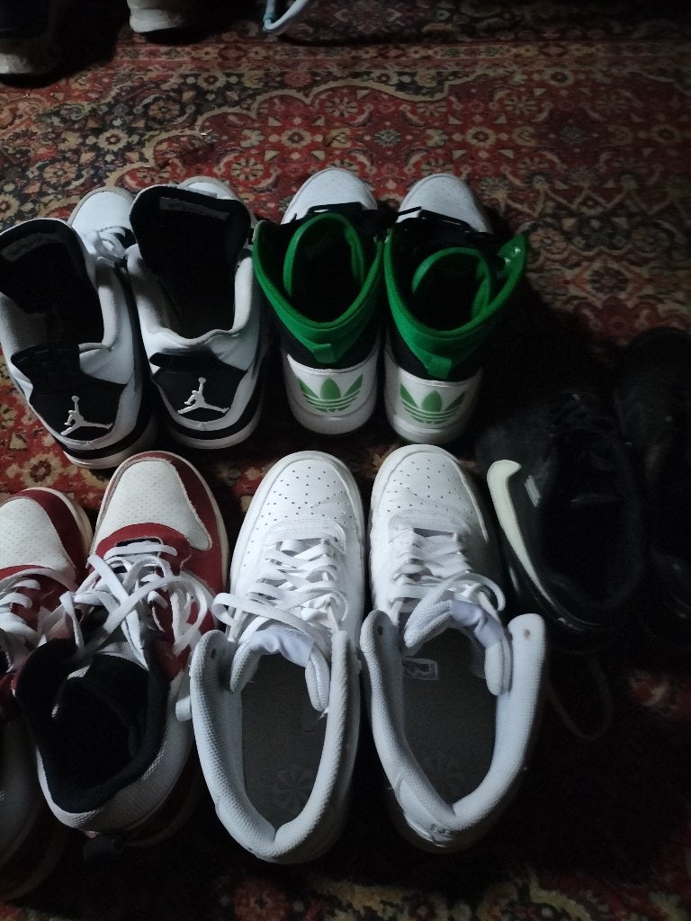 sneakers, Nike, Adidas               diverse maten, Wit, Nike, Ophalen of Verzenden, Sneakers of Gympen