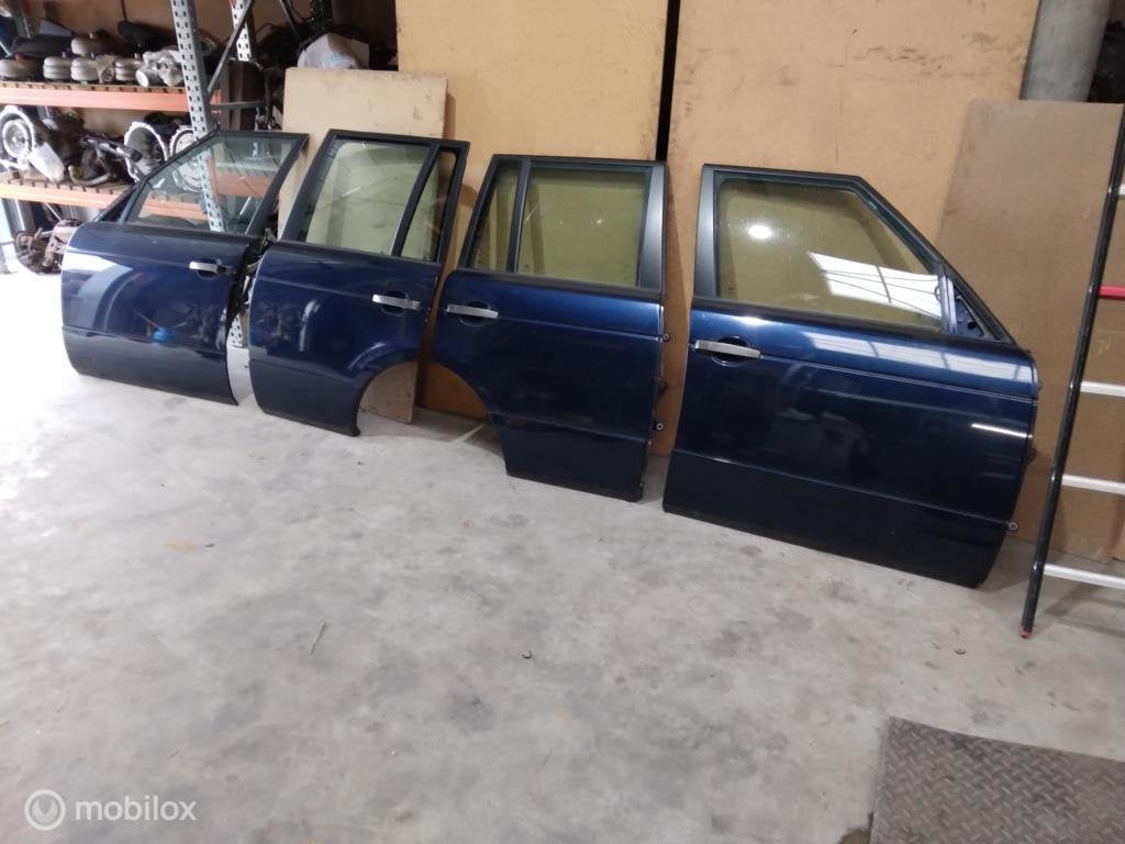 Deuren Range Rover L322 Vogue Portier Portieren Deur Blauw, Land Rover, Deur, Ophalen of Verzenden, Gebruikt