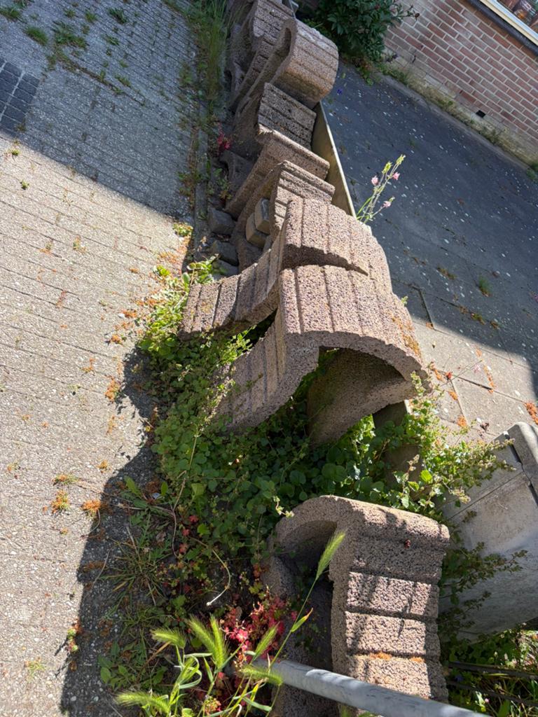 9 stuks stenen, Tuin en Terras, Ophalen, Zo goed als nieuw, Beton, Klinkers