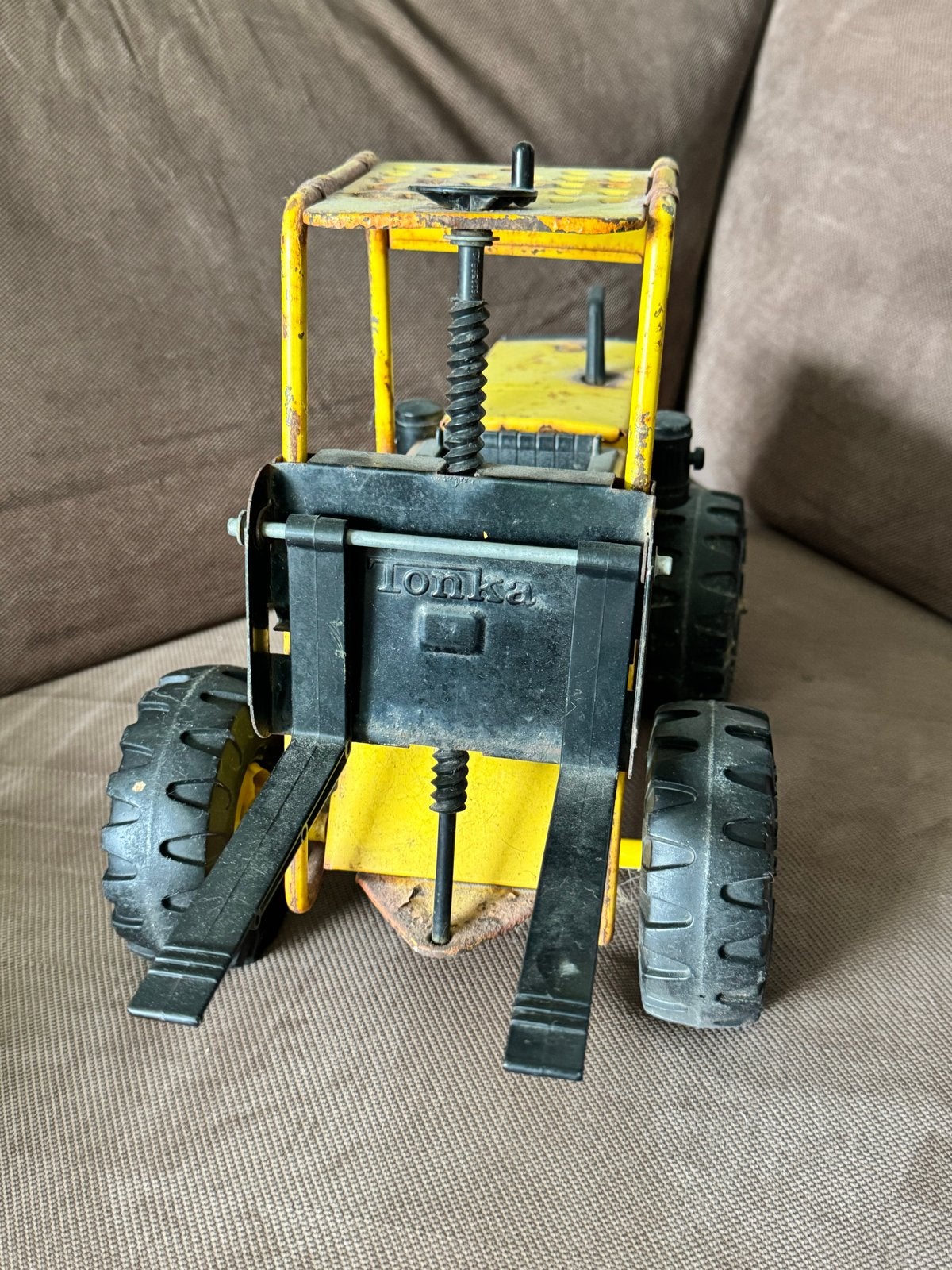 Antieke Tonka Tractoren - Set van 3 Vintage Speelgoedvoertui, Ophalen of Verzenden, Gebruikt