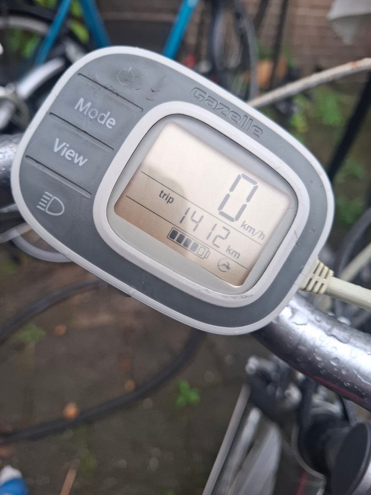 Gazelle display, Fietsen en Brommers, Fietsaccessoires | Fietscomputers, Ophalen, Zo goed als nieuw