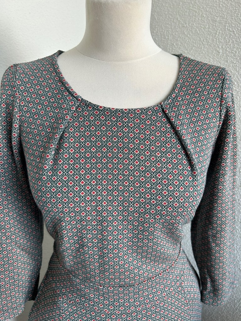 King Louie maat XL mona dress 2497, Kleding | Dames, Jurken, Maat 46/48 (XL) of groter, Ophalen of Verzenden, Zo goed als nieuw