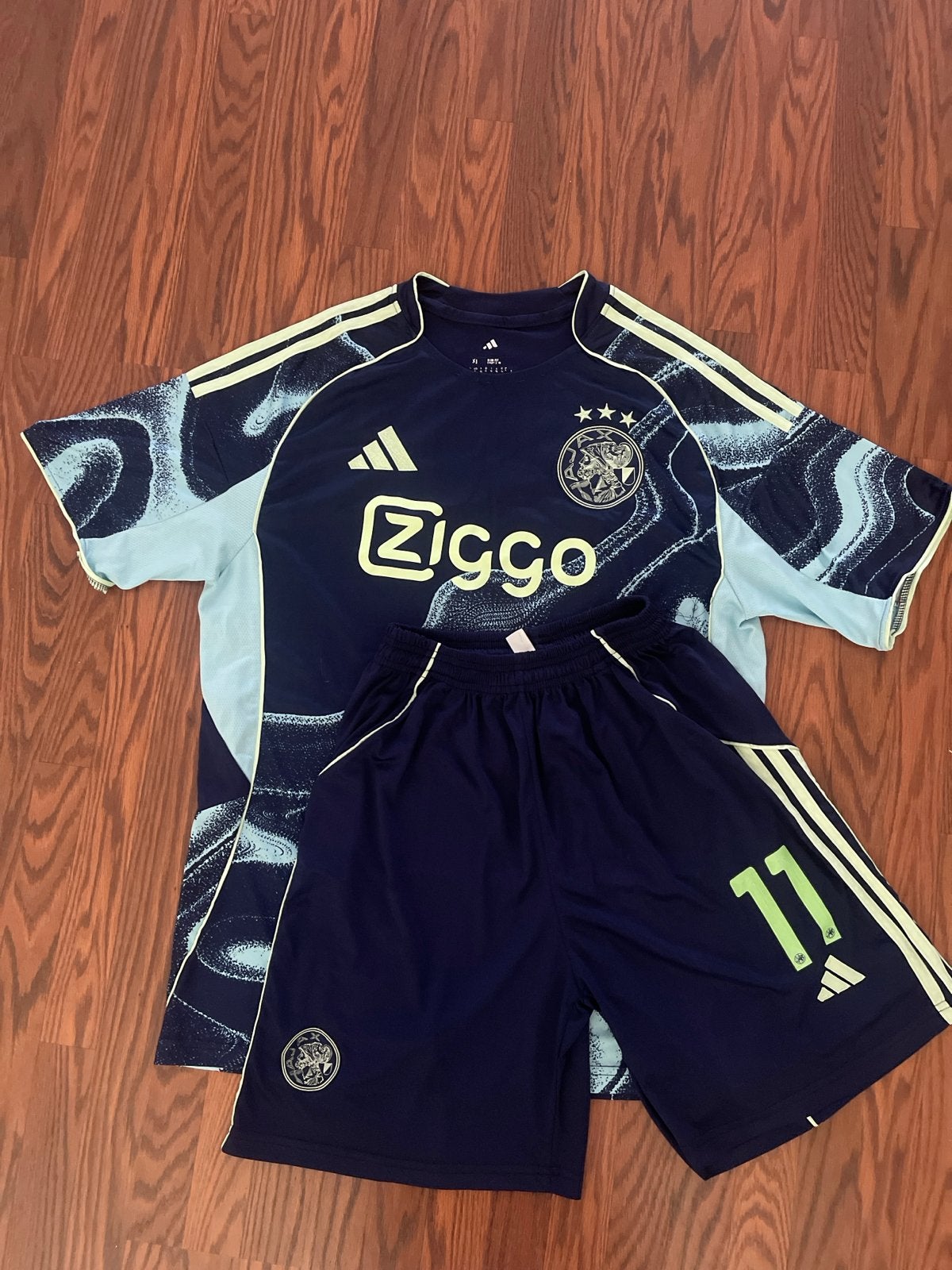 Ajax uit tenue 2022/2023 - Maat XL, Blauw, Maat 56/58 (XL), Ophalen of Verzenden, Voetbal