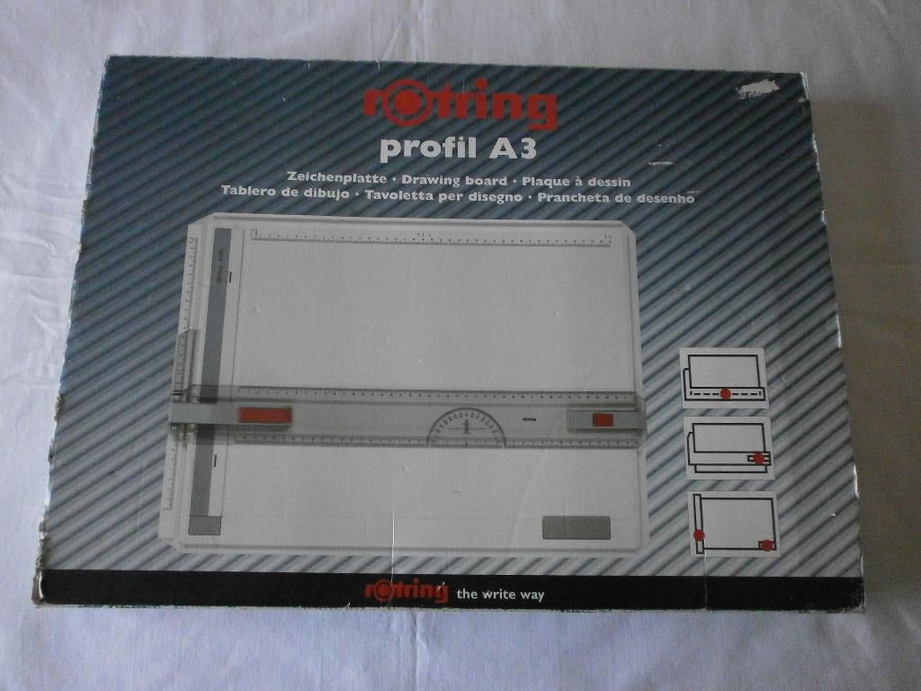Rotring Profil Tekenbord A3, Doe-het-zelf en Verbouw, Tekentafels, Ophalen of Verzenden, Gebruikt, Minder dan 130 cm