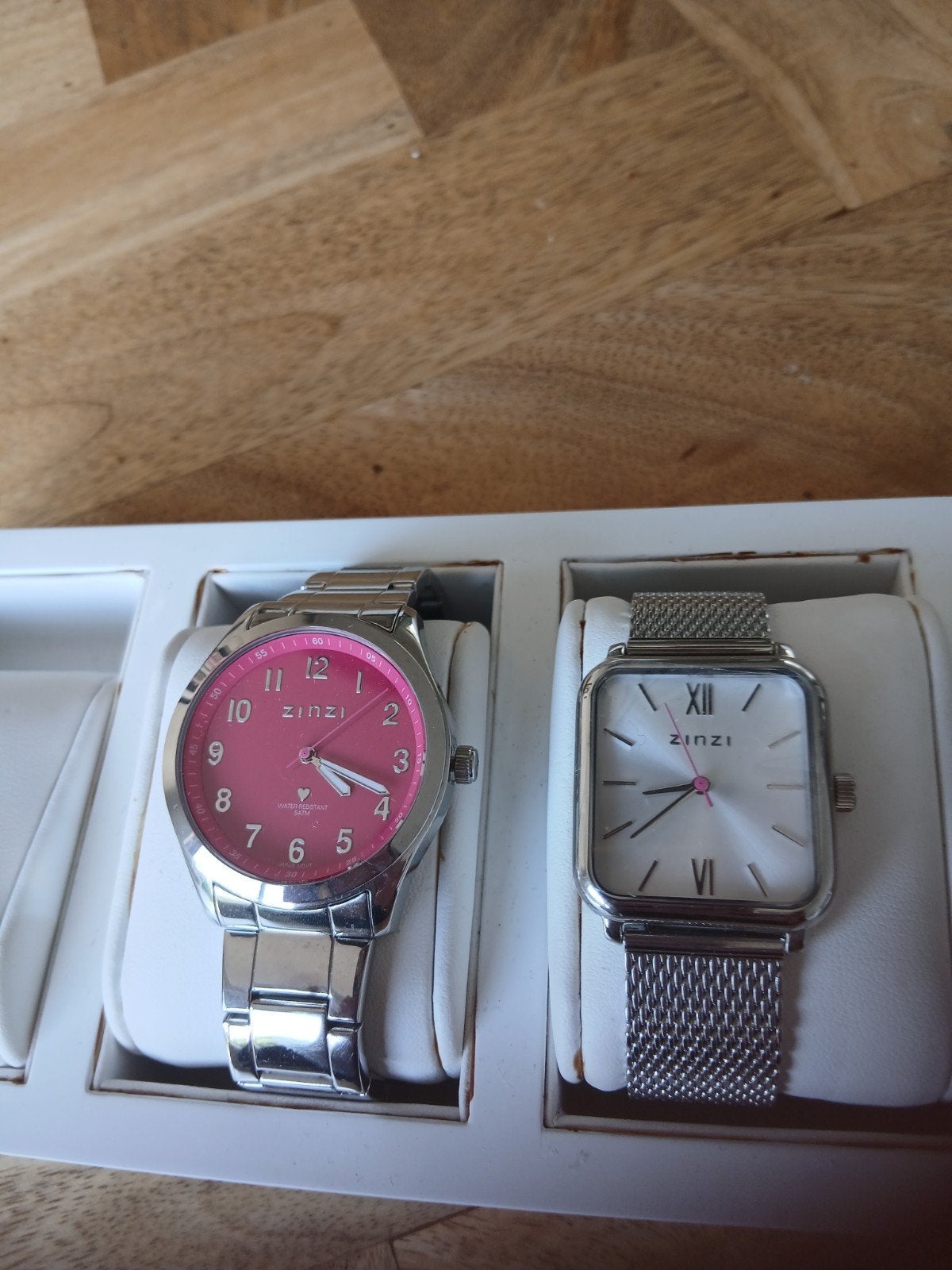 Zinzi 2 horloges dames NIEUW, Sieraden, Tassen en Uiterlijk, Ophalen of Verzenden, Nieuw, Staal, Overige merken
