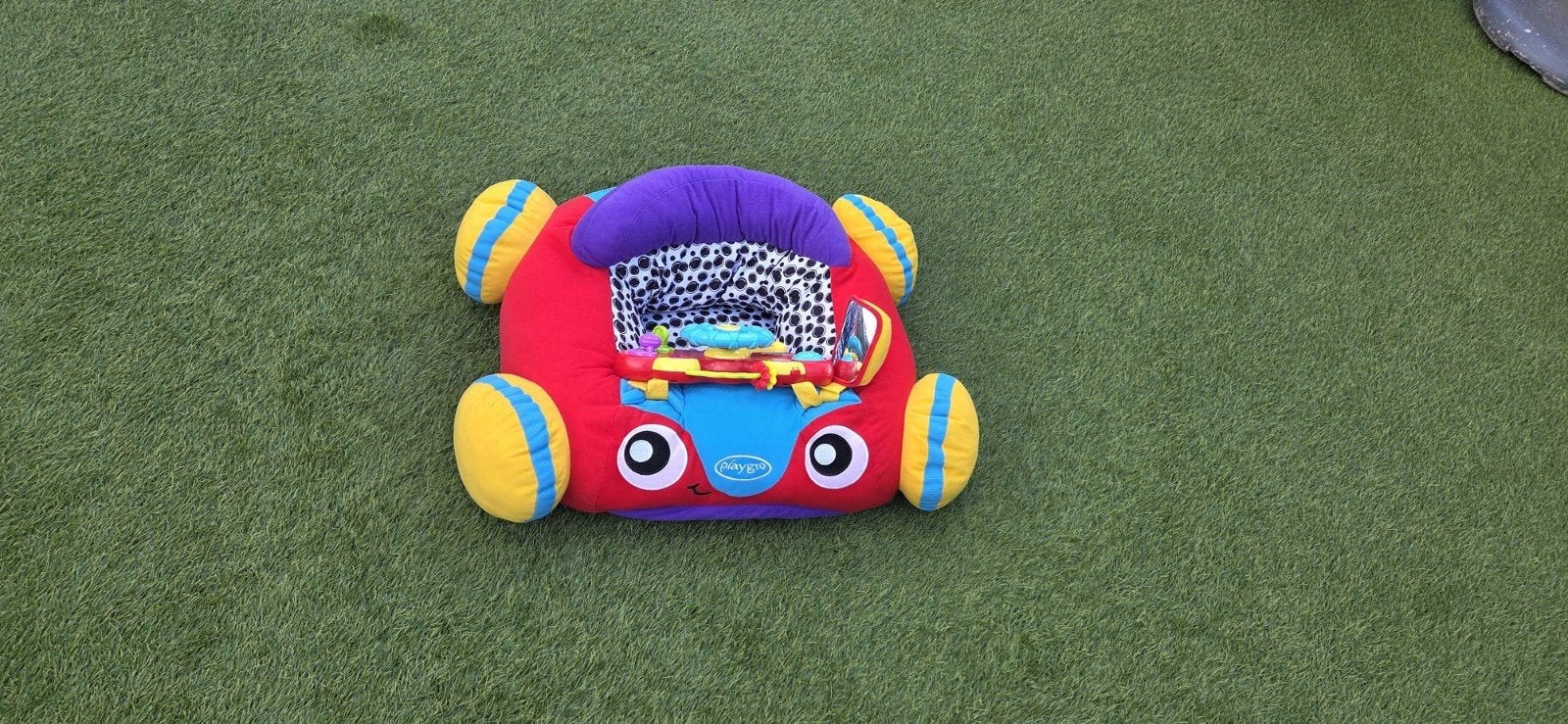 Playgro Comfy Car - Pluchen zitkussen baby., Ophalen, Nieuw, 6 maanden tot 2 jaar