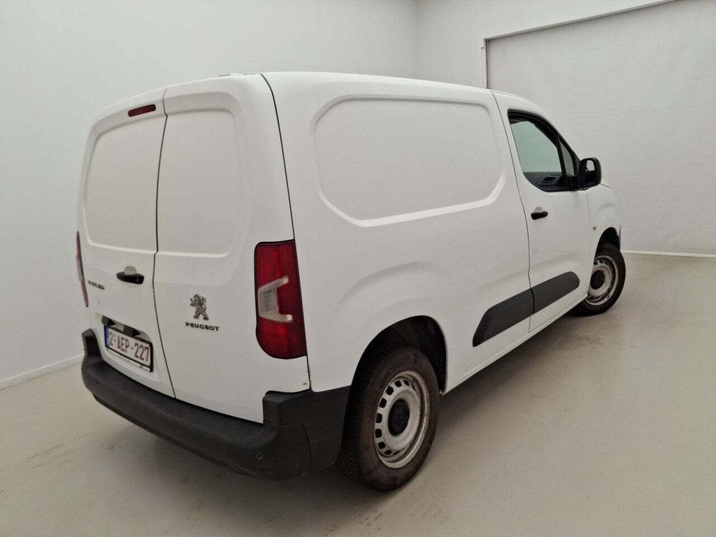 Peugeot Partner 1.5 Standaard L1 LichtblauwHDI 2021 ECC, Auto's, Peugeot, Gebruikt, 4 cilinders, Wit, 75 pk
