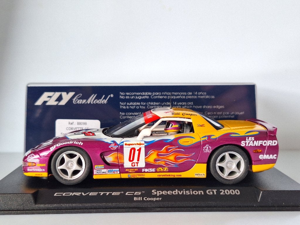 Fly Model Corvette C5 Speedvision GT 2000 Bill Cooper A545, Kinderen en Baby's, Overige merken, Racebaan, Fly, Nieuw