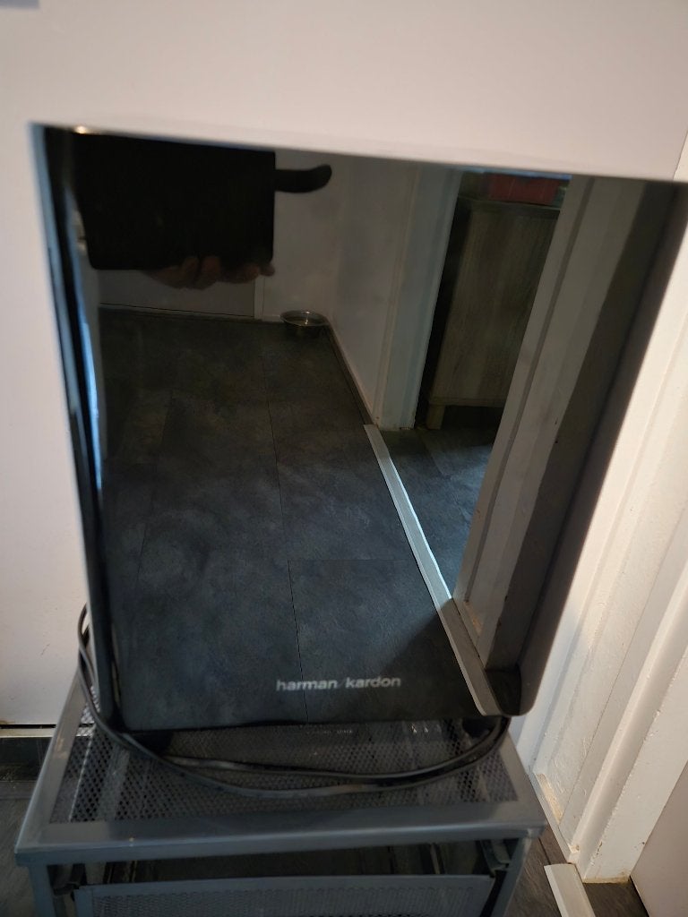 Harman Kardon HKTS200SUB actieve subwoofer, Audio, Tv en Foto, Inclusief kabels, Subwoofer, Zo goed als nieuw, Harman Kardon