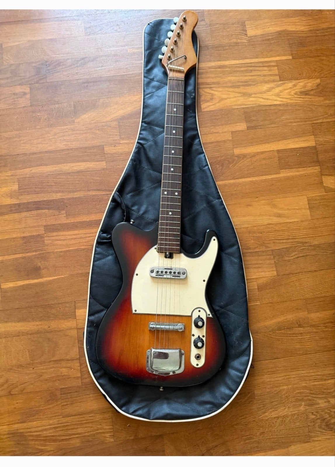 Vintage Japanse Solidbody Gitaar Jaren '60 - Teisco/Kawai St, Ophalen, Gebruikt, Solid body, Overige merken